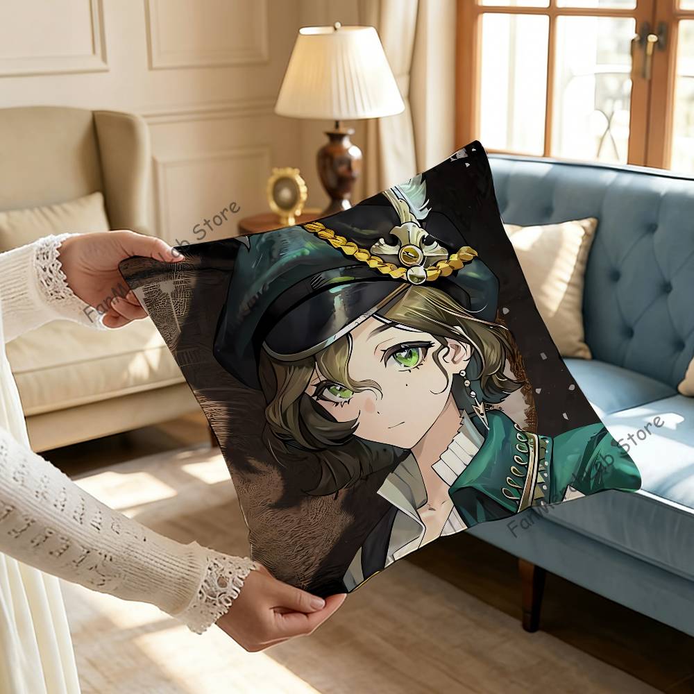 

RReverse 1999 Game Anime Pillow Case Antidustmite Pillowcase Invisible zipper silky short plush Sofa cushion cover 30x30cm