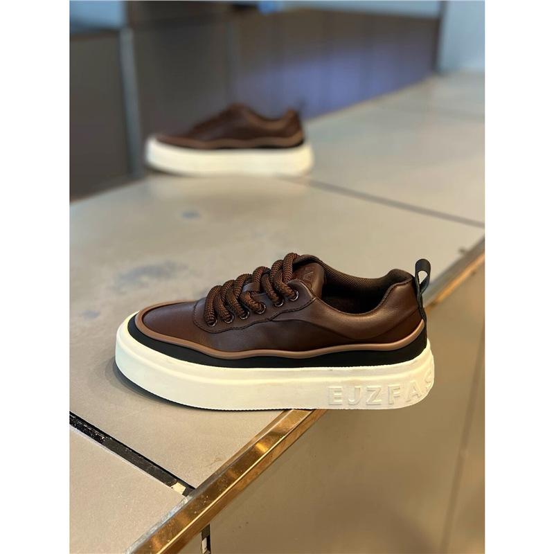 Board Shoes New Microfiber Leather Comfortable and Breathable Color Matching Casual Xs