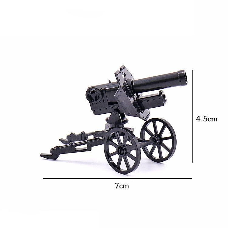 WWII Military Soviet German Cannon Building Block Set Soldier Vehicles Artillery Bunker Figure Weapon Accessories Toy Boy Gift Present K038