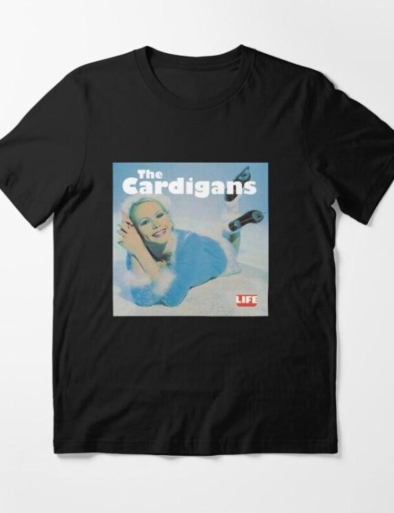 РАСПРОДАЖА Футболка The Cardigans Life Essential, футболка рок-группы, унисекс-рубашка Унисекс-футболка S