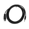 DIN 5 Pin to 3.5mm Cable Tangle Free Clear Signal DIN 5Pin Male to 3.5mm Male Sound Cable for Sound Equipment 9.8ft