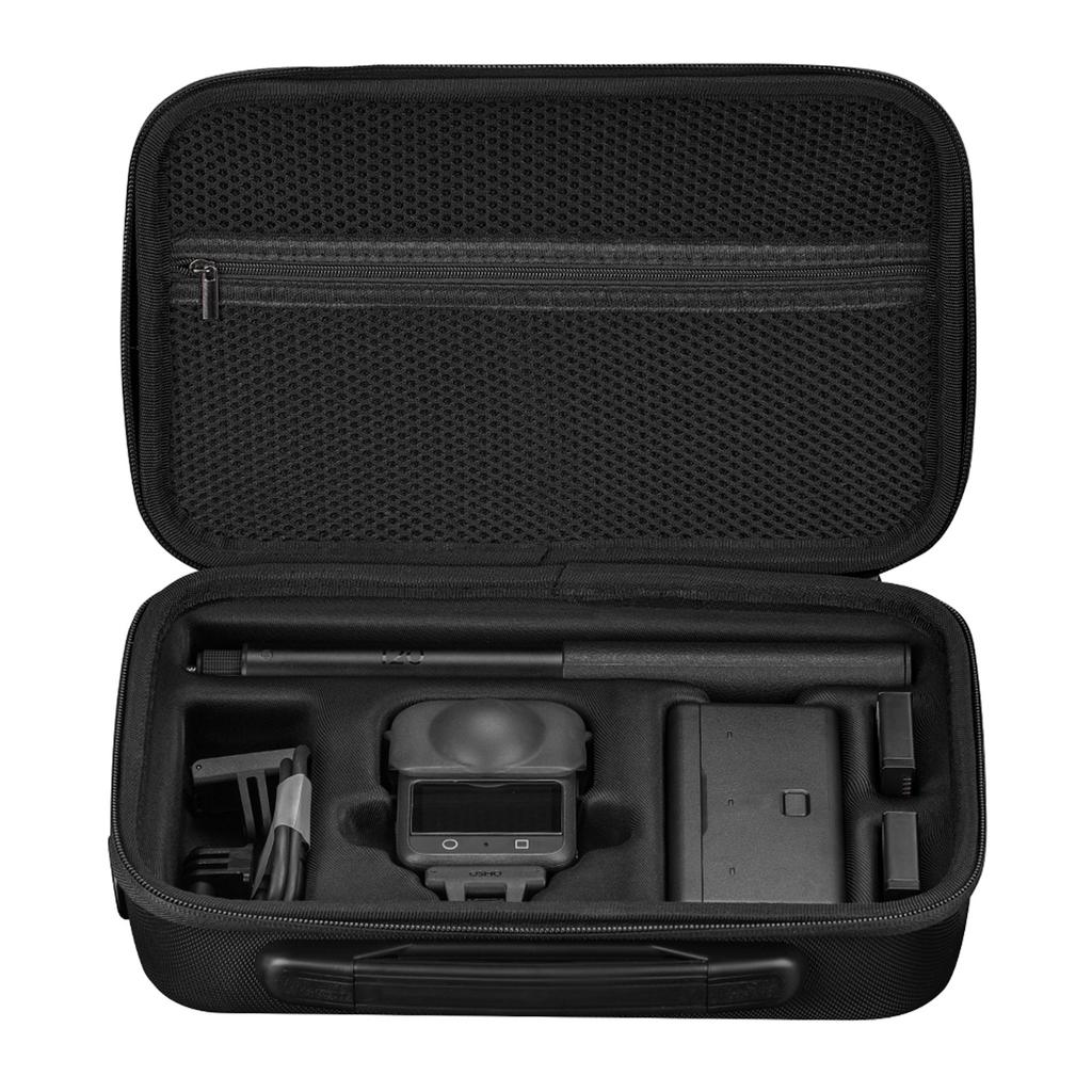 Lightweight Dustproof Camera Hard Carrying Case Exterior Soft Flannel Lining For 360 Action Camera Accessories