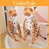 Realistic Leopard Plush Toy Soft Stuffed Cheetah Doll For Kids And Collectors