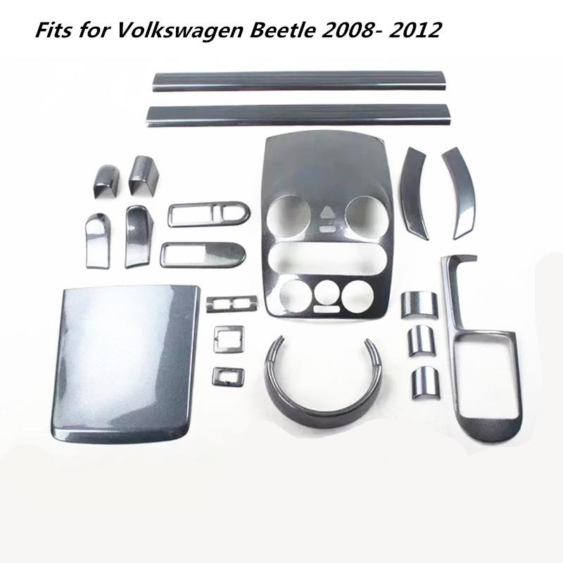 For Beetle 2003 2004 2005 2006 2007 2008 2009 2010 2011 2012 Accessories Carbon Fiber Style Car Interior Decoration Sticker ABS
