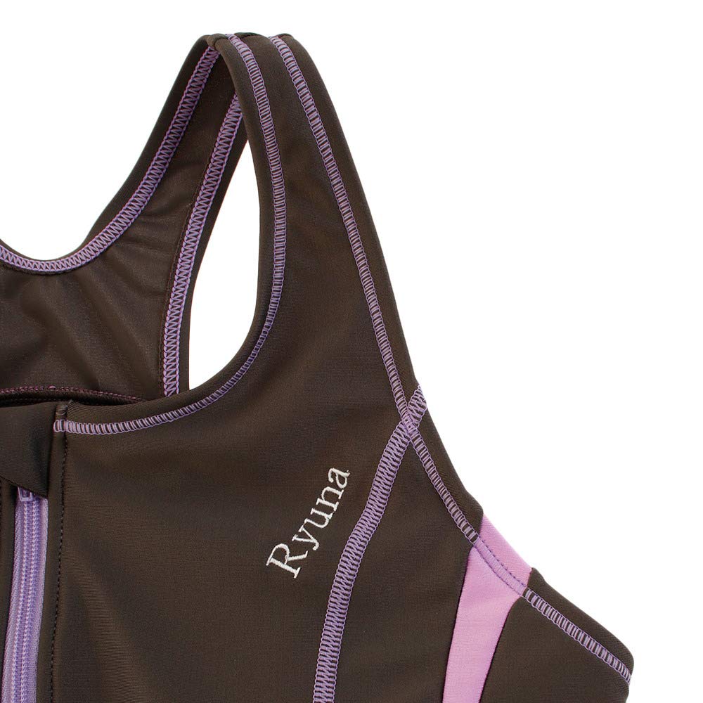 Made In Japan Maternity Solid Sleeveless Swimsuit