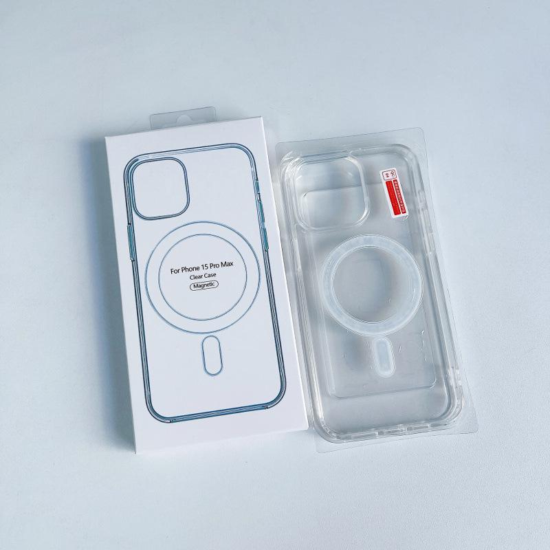 Transparent Magnetic MagSafe Case for iPhone 12 to 16 - Anti-Fall & All-Inclusive Design iPhone 16E/SE4