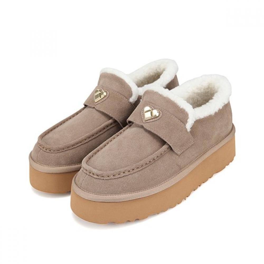 Barbara Leather Real Fur 4cm Women S Loafer Bbi568be 250mm 18412₽