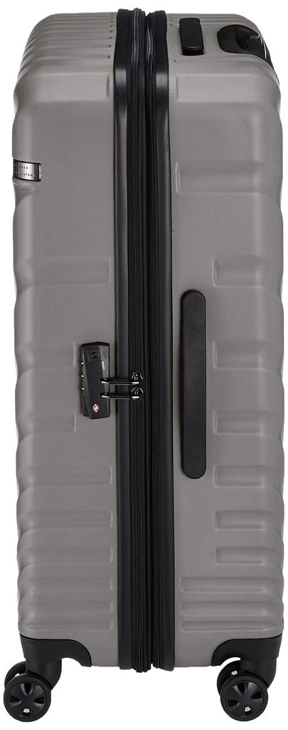 Design Dubai Suitcase Oval with Expandable Function 111L 70 Cm Gray [Ace Ace] 5.3kg