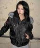 Luvistrue Rl Fur Trim Patch Bomber Jacket(Black)