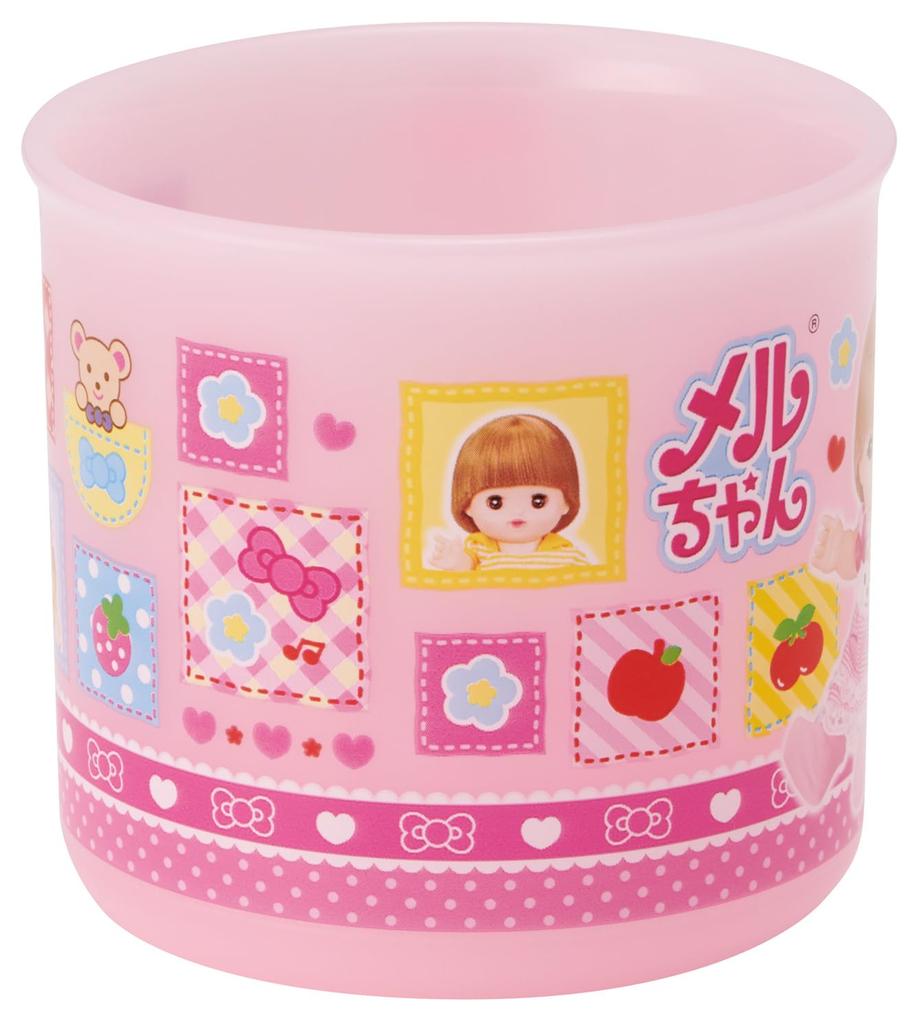 Skater Plastic Lunch Dishwasher Made in Children's Cup, 200ml, Safe, Japan, Mel-chan Design, Girl's KE4AAG-A