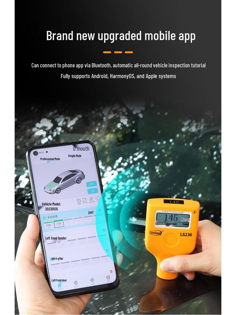 Linshang LS220/230 Malingbelegningstykkelsesmåler - Lavtemperaturbestandig