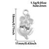 5pcs Kawaii Charm Flower Star Crab Stainless Steel Pendants For Jewelry Making Supplies Assorted Mini Charms In Bulk DIY Finding