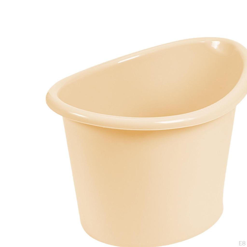 Bath Bucket with Support Seat Infant Bathtub for Infants Newborn Blue