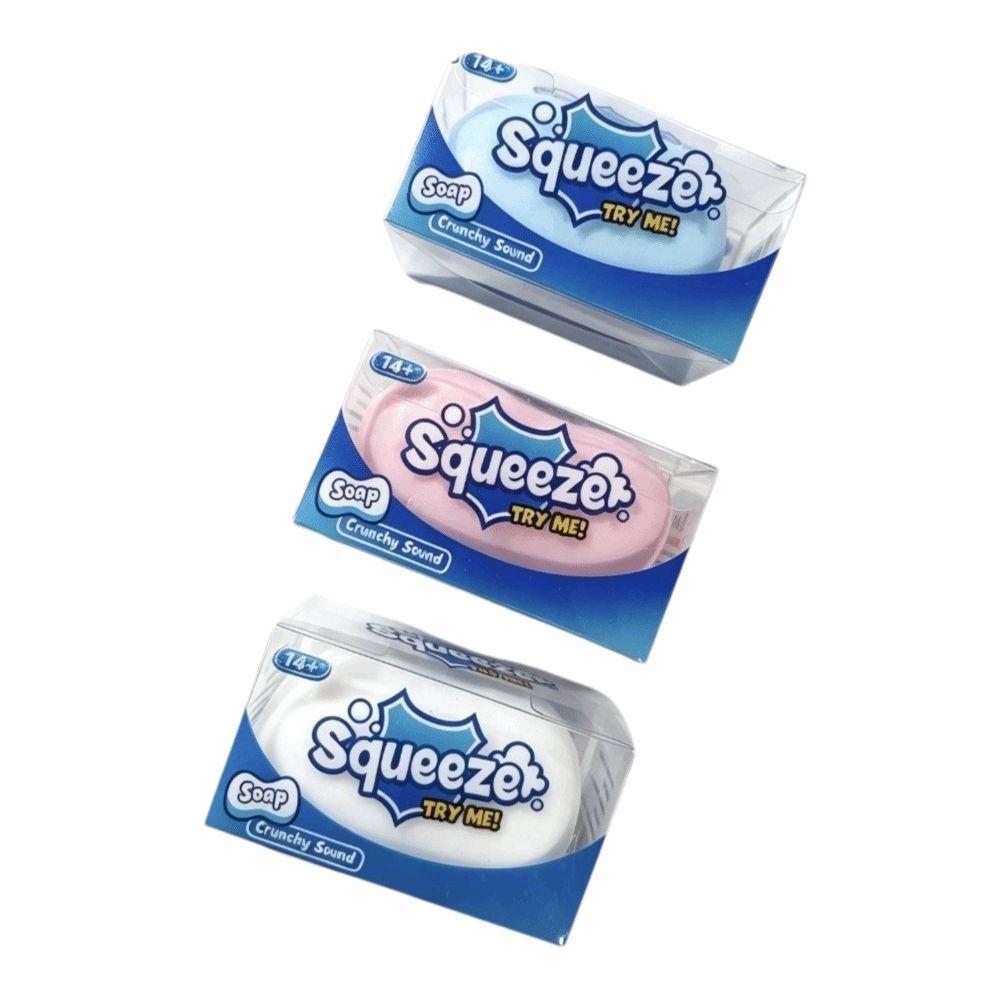 Slow Rising Crunchy Soap Ball Realistic Soap Soap Squishy Toy Funny Soap Squeeze Ball Office