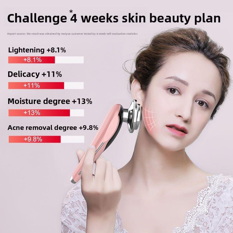 Electronic Beauty Instrument Household Facial Temperature Lifting Pore Cleaner Face Washing Cleansing Introducer