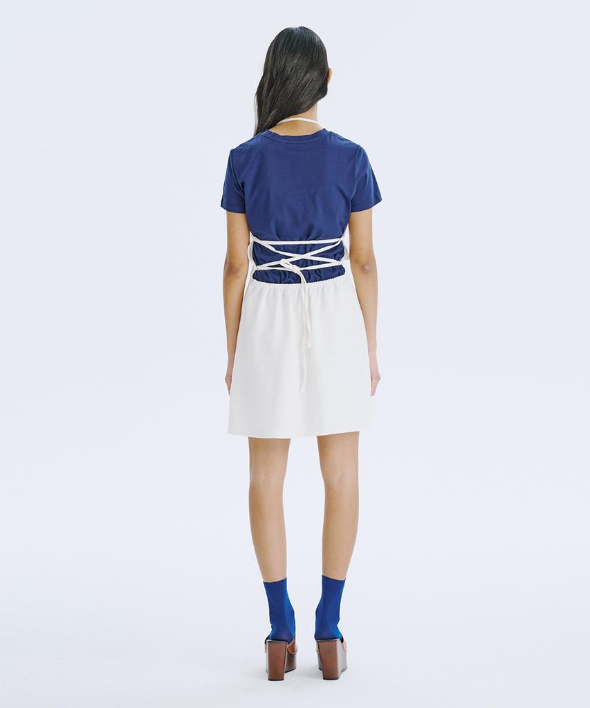 Bundercammer Strap Mini Dress_White