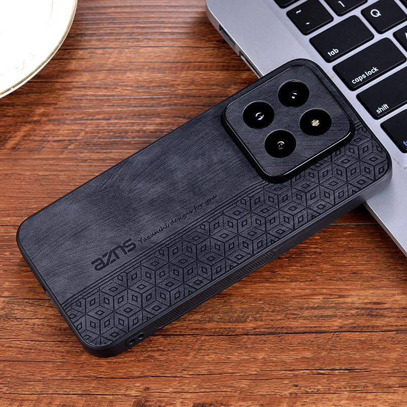 Luxury Leather Phone Case for Xiaomi 14 Ultra 13 Pro Shockproof Bumper Coque Back Cover for Xiaomi 14Pro Note 13 Ultra 13