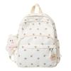 Women Ins Small Floral Backpack Girls Junior High School College Students School Bag