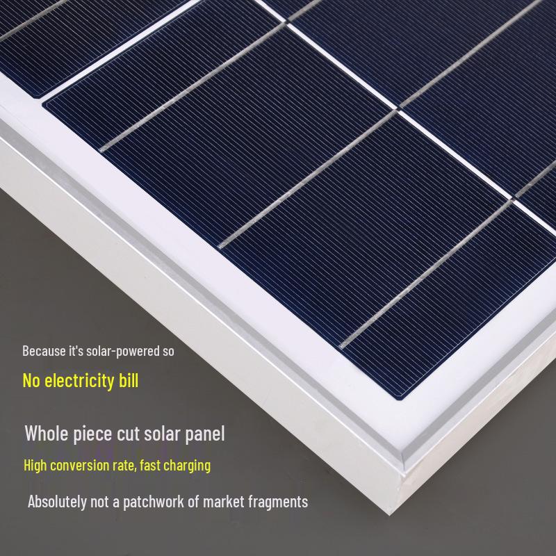Solar Street Light: LED Outdoor Lamp with Remote Control for Garden or Courtyard