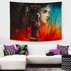 Hot-The-W-Witcher-Game Anime Tapestry Hippie Flower Wall Carpets Dorm Decor Cheap Hippie Wall Hanging