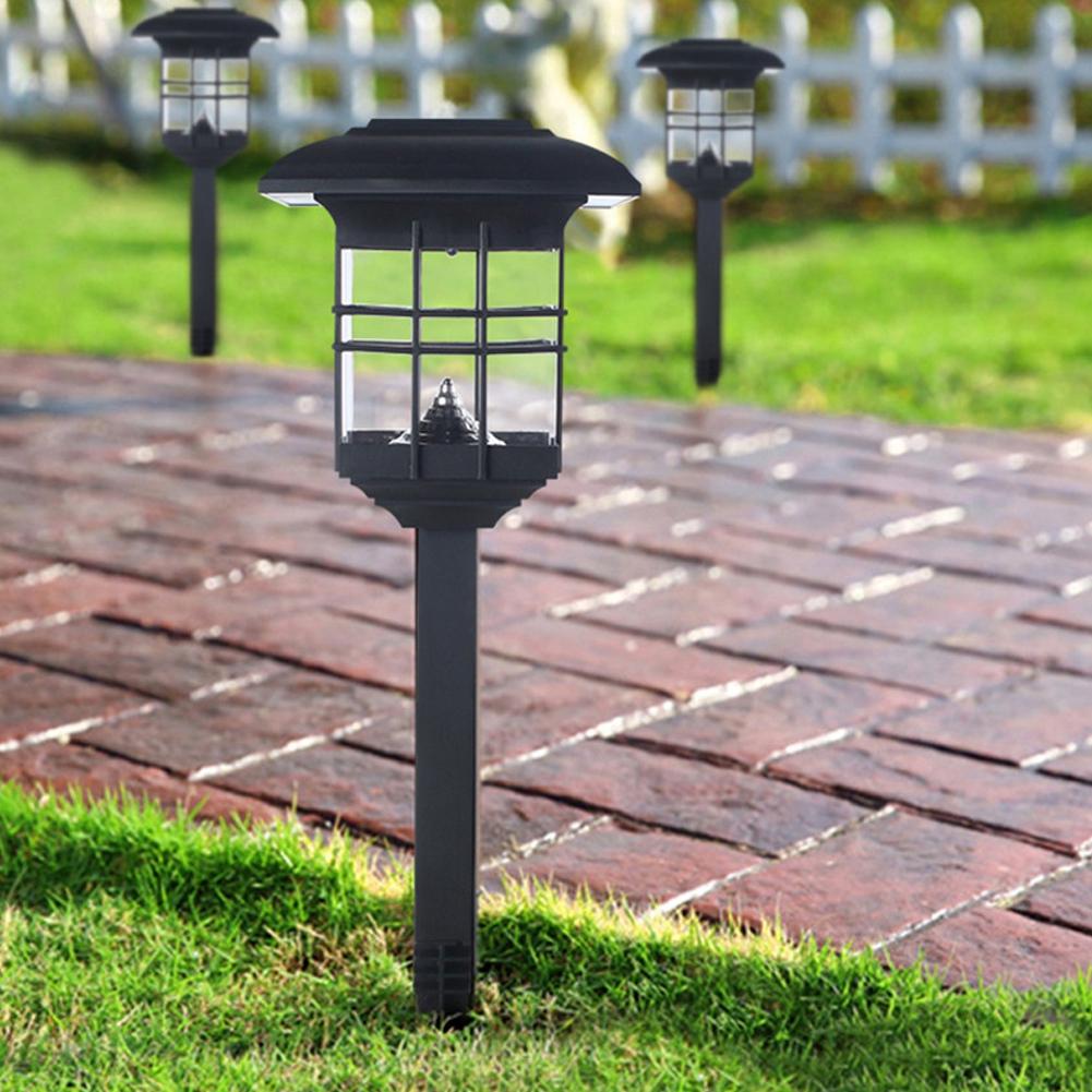 Solar Powered Lawn Light LED Outdoor IP65 Waterproof Decorative Lamp for Garden Courtyard