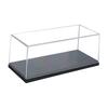1:43 Model Car Display Box Clear Portable,Accessories Case with Black Base,Storage Dustproof Acrylic
