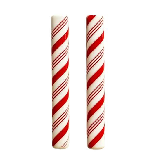 

2/8/16Pcs Decorative Hardware Covers Christmas Peppermint Cabinet Handle Covers Red Stretchable Knob Covers 14cm 2pcs