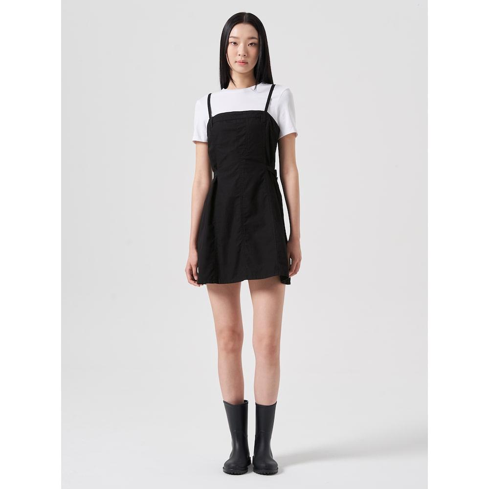8SECONDS Waist Buckle Mini Dress Black (324771Ly25)