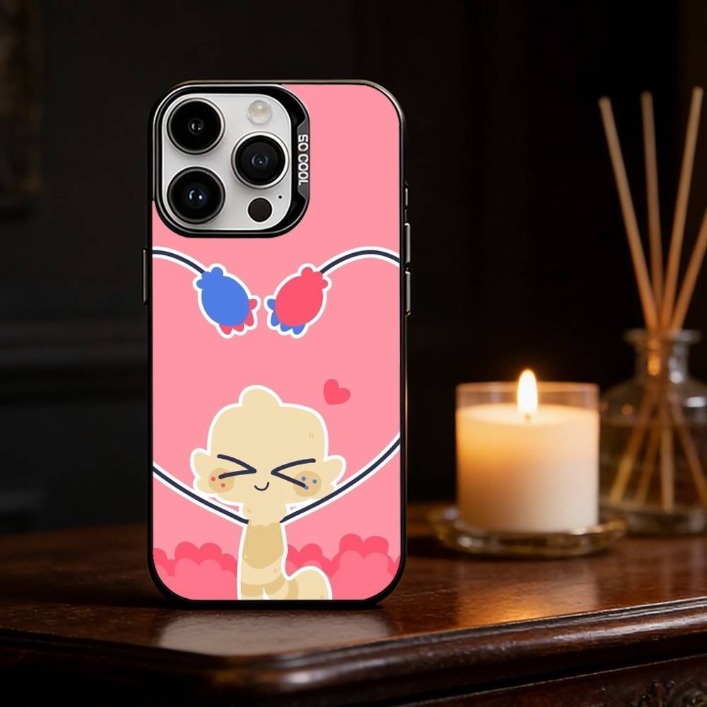 Cartoon Goob Dandys World Phone Case For iPhone 17 16 15 14 13 12 11 Pro Max Plus Silver Matte Black Cover