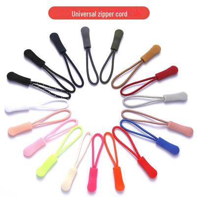 Abnehmbarer spritzgegossener PVC-Reißverschlussanhänger mit rutschfestem Anhänger für Kleidung und Taschen