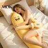 Cute Room Decor Eggplant Body Pillow for Side Sleepers, Soft Long Plush Cushion Large Hug with Removable Washable Cover, Hugging Women Sleeper