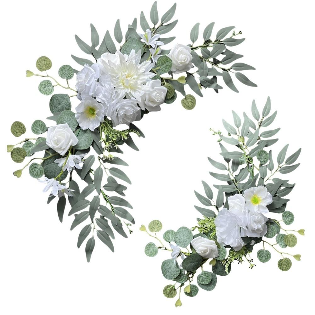 Banquet Decorations Artificial Flowers Plastic Material Lifelike Appearance Lightweight Beautiful Arch For Wedding Decor