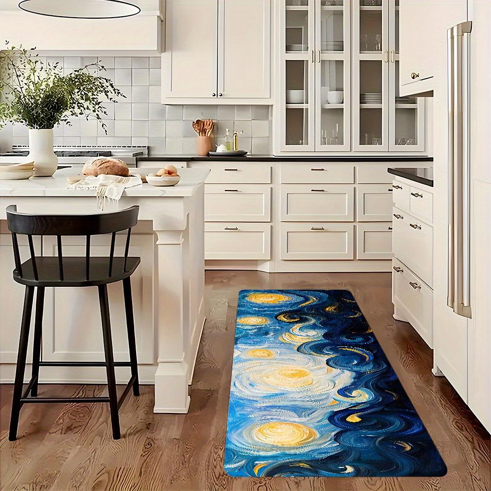 Dywanik Długi Pasek Gwieździste Niebo, Koc Sypialniany Przyłóżkowy, Mata Podłogowa Kuchenna, Mata Korytarzowa, Miękki, Dekoracja Domu