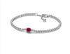 925 Silver Cubic Zircon Oxide Bracelet for Women Trinkets Fashion Simple Engagement Wedding Charm Jewelry Gift