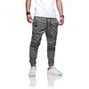 Pantalones Casuales Rectos para Hombre de Cuatro Estaciones, Ajuste Delgado, con Puños con Cordón