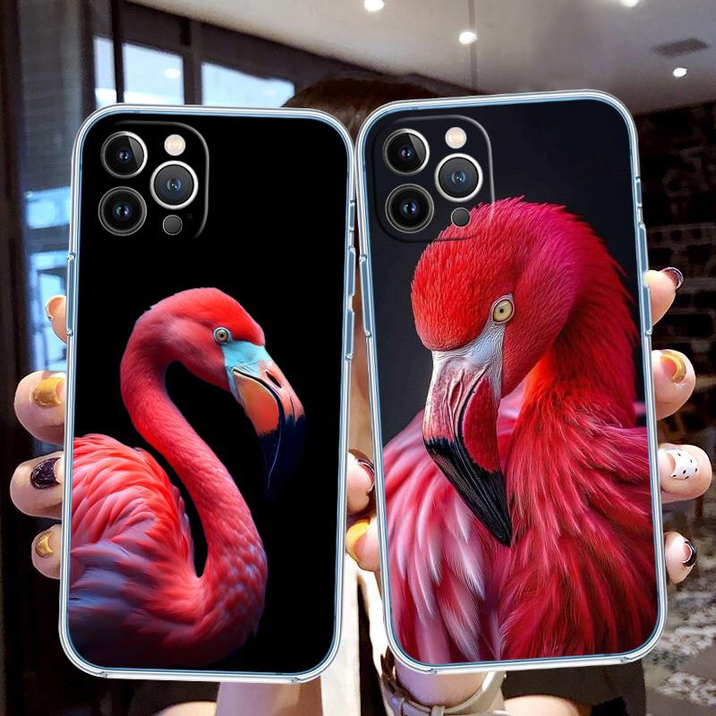 CJ54 Flamingos Pink Bird Flower Case for LG K22 K30 K40 K40S K41 K42 K50 K50S K51 K51S K52 K61 K62 K71 K92 Q60 Q61 V40 V50 V60