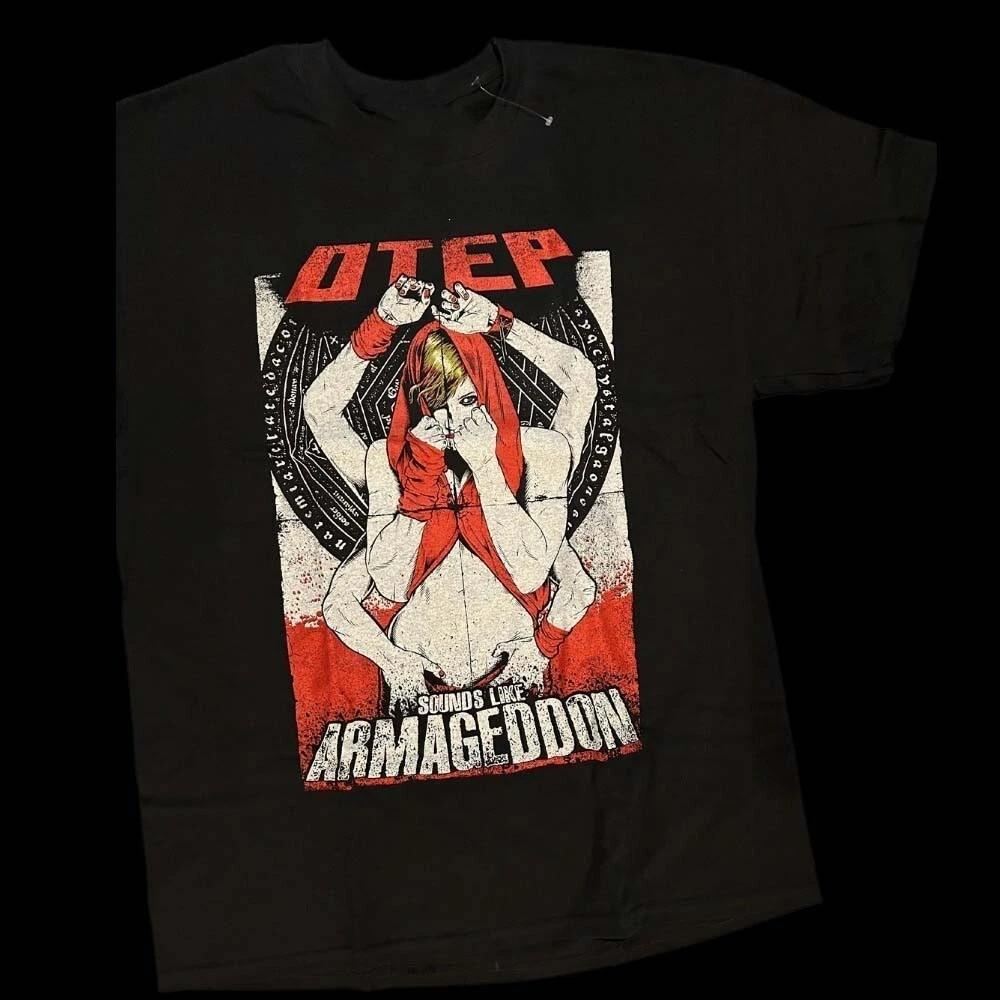 Otep Band Black T-Shirt Cotton  Unisex Unisex T-Shirt XL