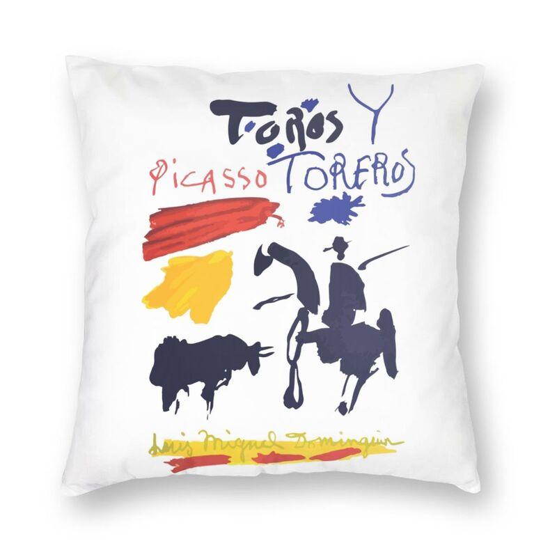 Pablo Picasso Luxury Cushion Cover Car Polyester Pillowcase Single Row Face Art Pillowcase Sofa