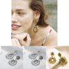 Trendige Europäisch-Amerikanische Stil Einfache Vielseitige Fächerförmige Hängeohrringe