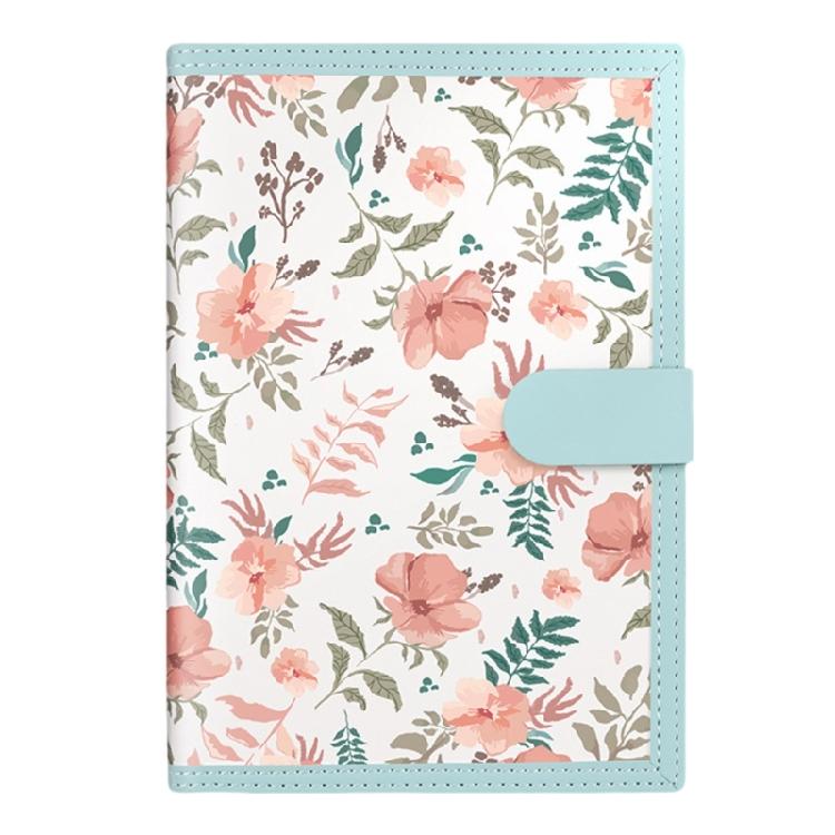 

Flower Print Notebook 224 Pages College Ruled Journal Thicken Notepads Thread Binding Notebook 8.5x5.7Inch for Women Men небесно-голубой