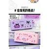 Children Girls Double Layer Large Capacity Plastic Multifunctional Pull Rod Pencil Case