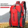 Climbing Rucksack Breathable Travel Backpack Large Capacity Wear-resistant Layered Storage Lightweight for Outdoor Activities