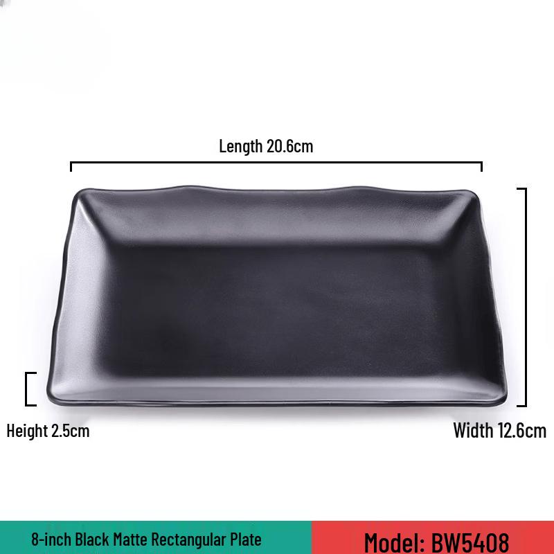 Commercial Melamine Rectangular Serving Plate