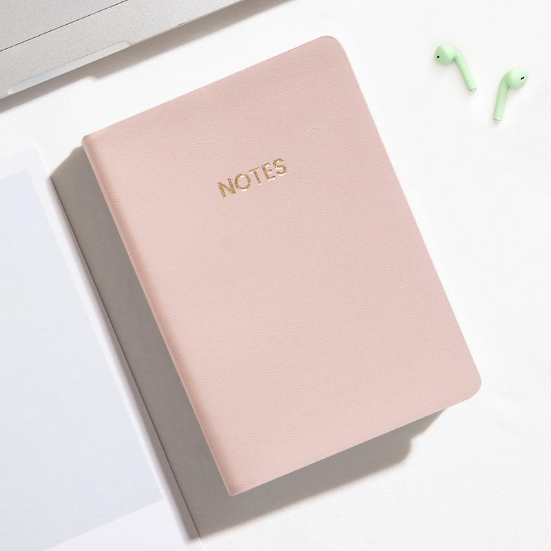 2025 Factory Cute Stationary Office School A5 A6 Soft Cover PU Leather Custom Lined Dotted Mini Journal Portable Pocket Notebook (as the picture,A6)