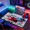 Custom Name Personalized DRAGON BALL Pattern Mousepad, Laptop PC Desk Mat, Decorative Desk Mat for Home Keyboard Pad Gift
