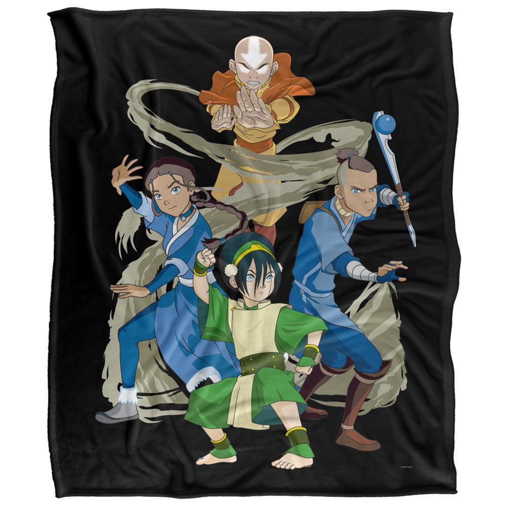 Avatar: The Last Airbender Silky Elements Supersoft Blanket