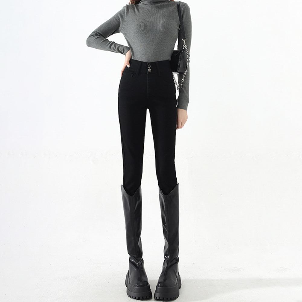 Xiaoxiangfeng Elastic Slim Fit Slim Pants Jeans 2025 Autumn and Winter New Pencil Jeans