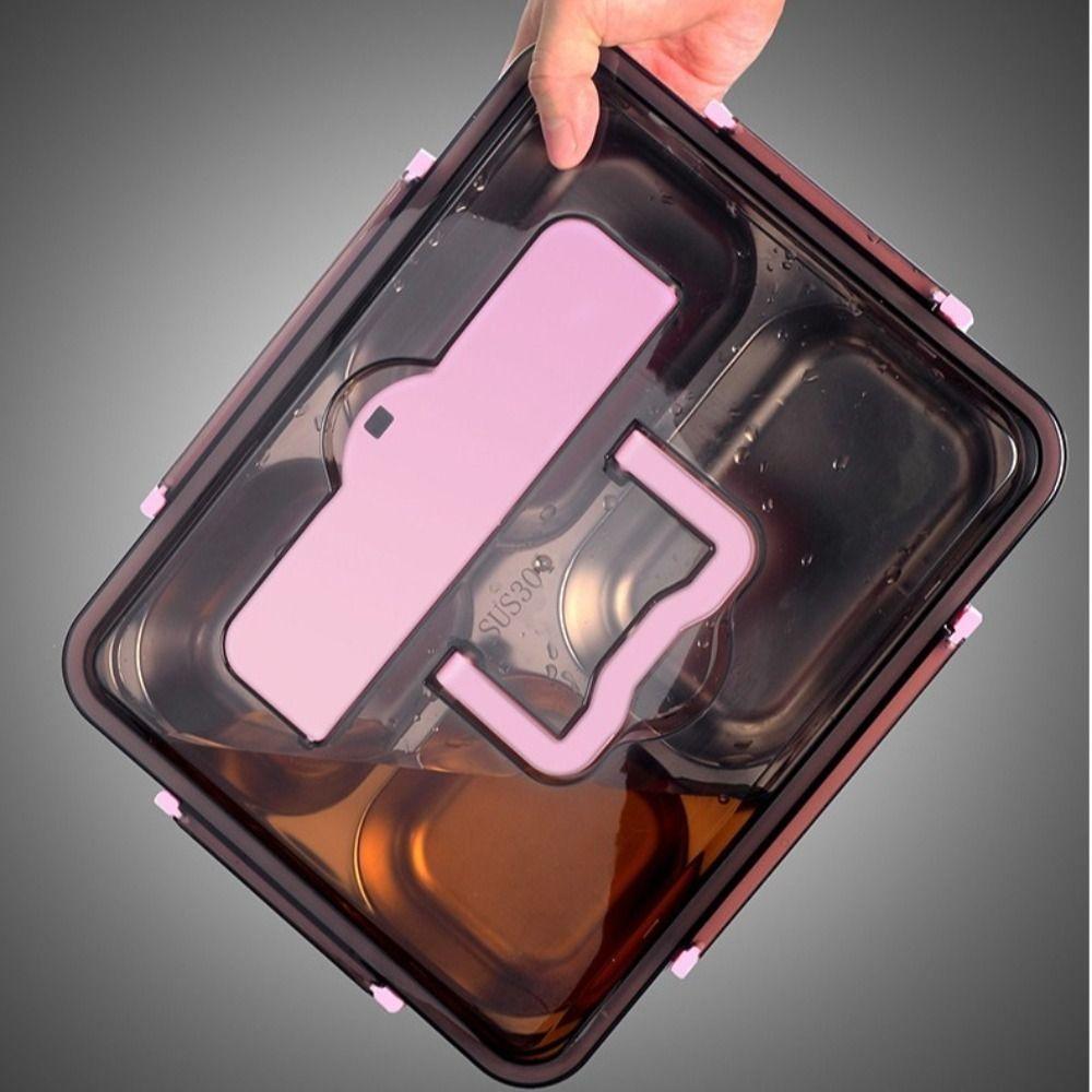 Nieszczelny Lunchbox ze stali nierdzewnej Pojemnik na żywność do mikrofalówki Praktyczny pojemnik na lunch Piknik