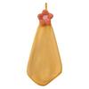 Wipe Towel Comfortable Super Absorbent Coral Fleece 3D Flower Shape Kitchen Bathroom