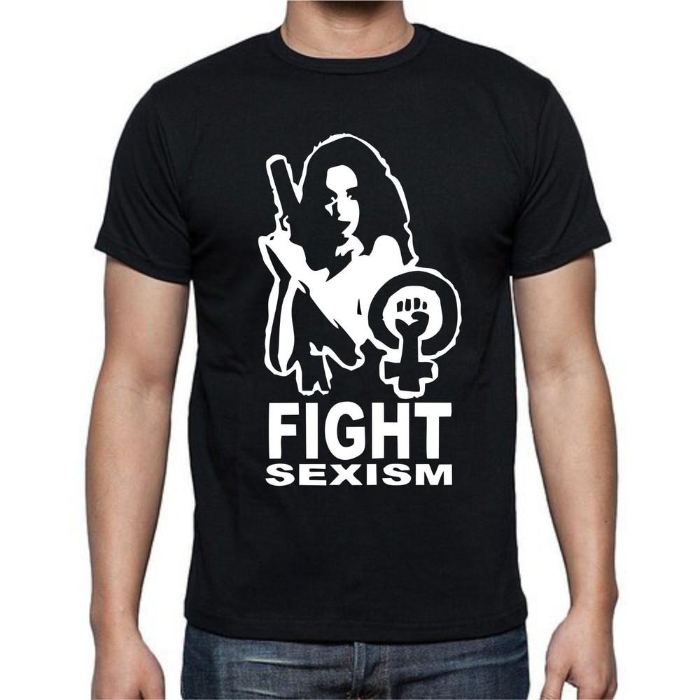 Fight Sexism Fist Girl T-shirt Tee
